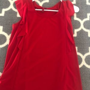 Love scarlet size med red dress tank